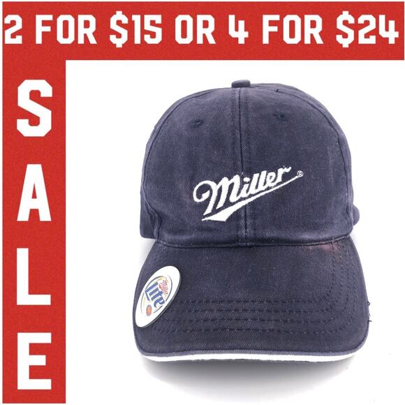🔴 Miller Lite bottle opener hat - Picture 1 of 9